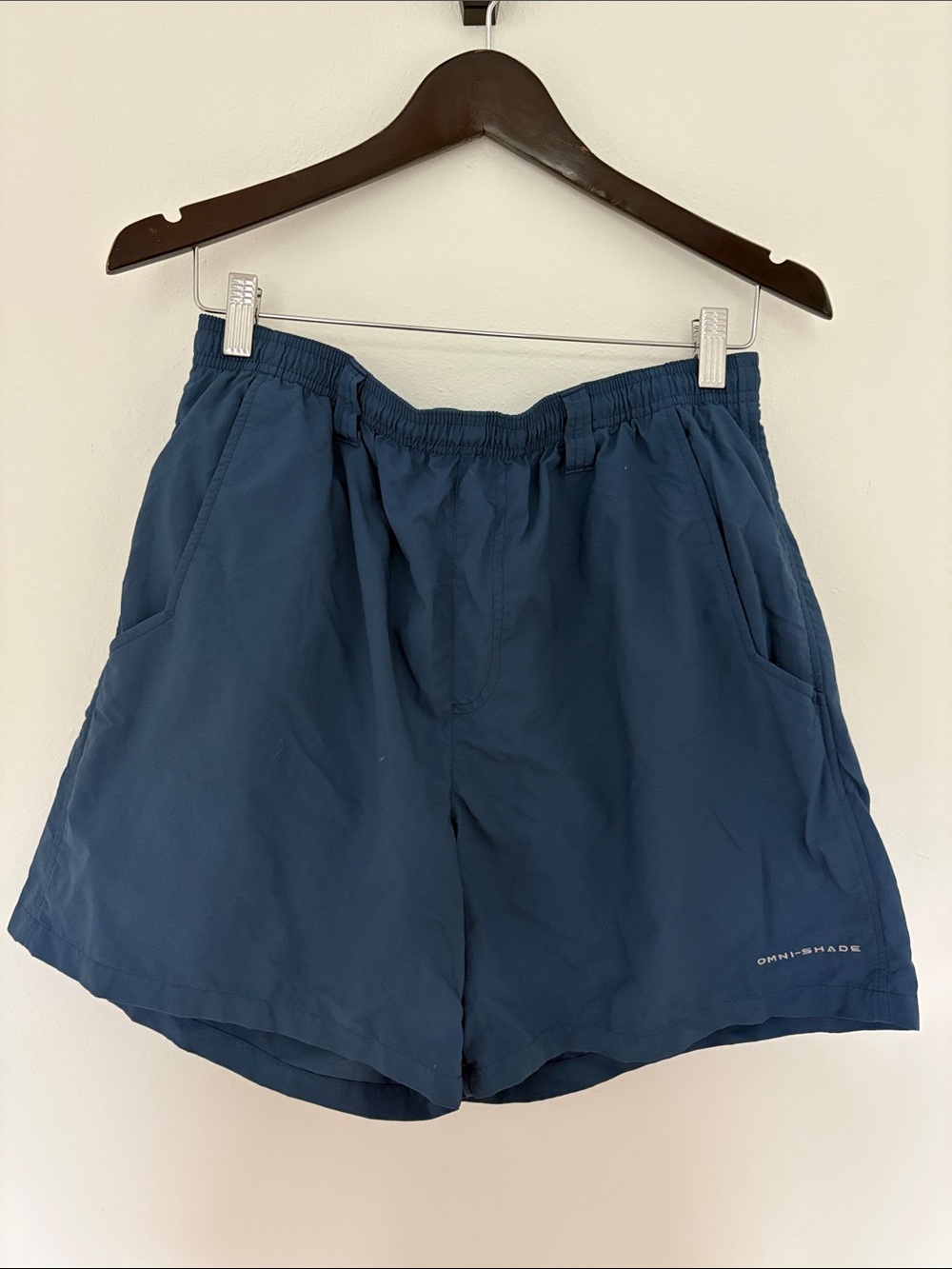 Columbia Columbia Blue Omni-Shade Athletic Shorts